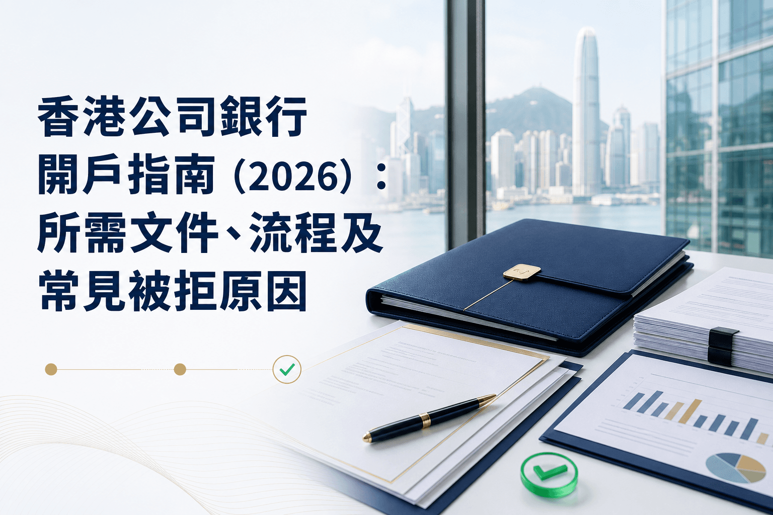 香港公司銀行開戶指南(2026):所需文件、流程及常見被拒原因